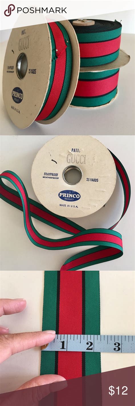 gucci print ribbon|Gucci ribbon for sale.